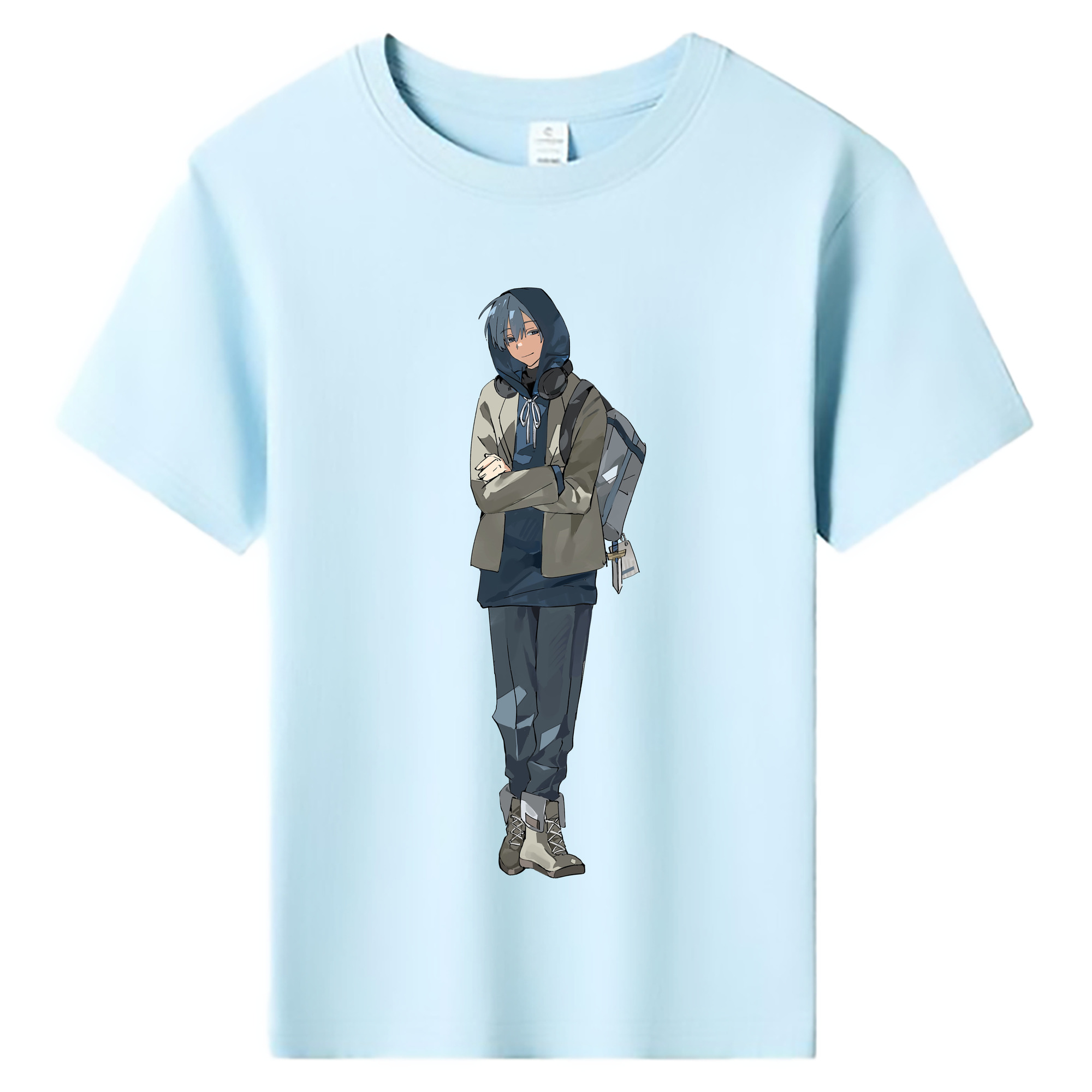 （画像用） 葬送のフリーレン Frieren 綿100％キッズTシャツ（フロントプリント）